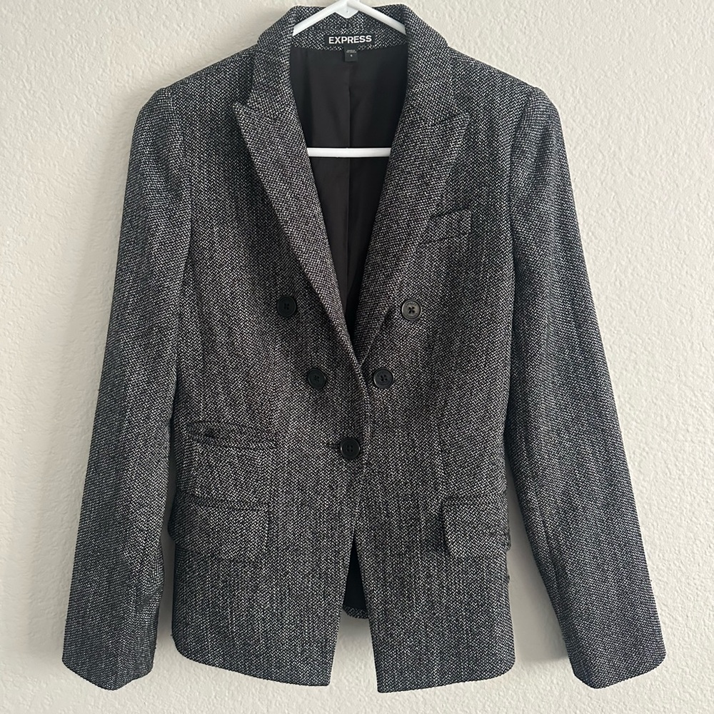 Express Tweed Blazer